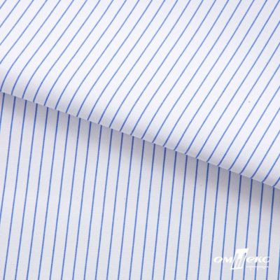 Ткань сорочечная Ронда, 115 г/м2, 58% пэ,42% хл, шир.150 см, цв.3-голубая, (арт.114) - купить в Октябрьском. Цена 306.69 руб.