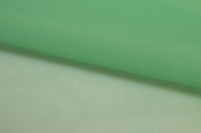 Портьерный капрон 15-6123, 47 гр/м2, шир.300см, цвет св.зелёный - купить в Октябрьском. Цена 137.27 руб.