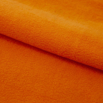 Флис DTY 16-1358, 250 г/м2, шир. 150 см, цвет оранжевый - купить в Октябрьском. Цена 640.46 руб.