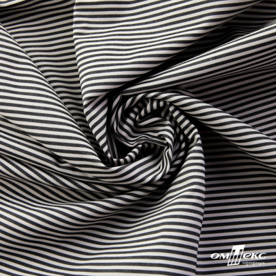 Ткань сорочечная Полоска Кенди, 115 г/м2, 58% пэ,42% хл, шир.150 см, цв.6-черный, (арт.110) - купить в Октябрьском. Цена 306.69 руб.