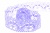 Тесьма кружевная 0621-2063, шир. 40 мм/уп. 20+/-1 м, цвет 107-фиолет - купить в Октябрьском. Цена: 933.93 руб.