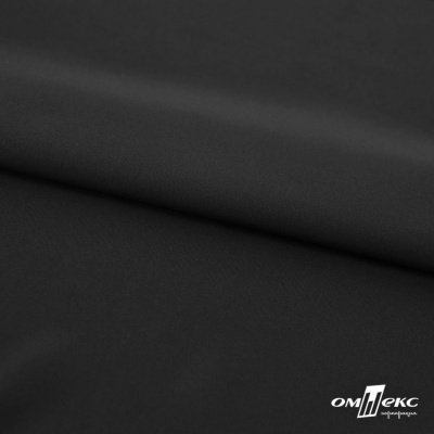 Ткань плательная Невада, 95% полиэстер 5% спандекс,115 (+/-5) гр/м2, шир. 150 см, цв. черный BLACK - купить в Октябрьском. Цена 177.87 руб.