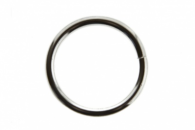 Кольцо металлическое d-3 х 32 мм, цв.-никель - купить в Октябрьском. Цена: 3.92 руб.