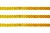 Пайетки "ОмТекс" на нитях, CREAM, 6 мм С / упак.73+/-1м, цв. 92 - золото - купить в Октябрьском. Цена: 484.77 руб.