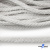 Шнур плетеный d-6 мм круглый, 70% хлопок 30% полиэстер, уп.90+/-1 м, цв.1076-белый - купить в Октябрьском. Цена: 588 руб.