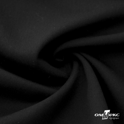 Ткань костюмная "Эльза" 80% P, 16% R, 4% S, 160 г/м2, шир.150 см, цв-черный #1 - купить в Октябрьском. Цена 332.71 руб.