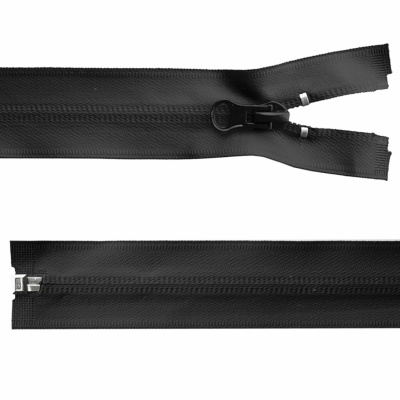 Молния водонепроницаемая PVC Т-7, 100 см, разъемная, цвет чёрный - купить в Октябрьском. Цена: 61.89 руб.