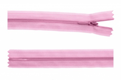 Молния потайная Т3 513, 50 см, капрон, цвет св.розовый - купить в Октябрьском. Цена: 8.62 руб.