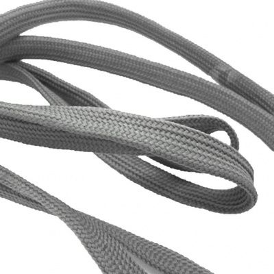 Шнурки т.5 80 см серый - купить в Октябрьском. Цена: 16.76 руб.