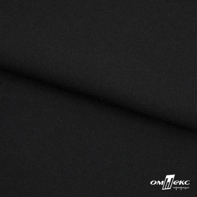 Ткань костюмная "Матте" 80% P, 16% R, 4% S, 170 г/м2, шир.150 см, цв-черный #1 - купить в Октябрьском. Цена 372.90 руб.