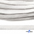 Шнур плетеный d-8 мм плоский, 70% хлопок 30% полиэстер, уп.85+/-1 м, цв.1018-белый - купить в Октябрьском. Цена: 735 руб.