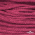 Шнур плетеный d-6 мм, 70% хлопок 30% полиэстер, уп.90+/-1 м, цв.1068-фуксия - купить в Октябрьском. Цена: 588 руб.