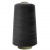 Швейные нитки (армированные) 28S/2, нам. 2 500 м, цвет чёрный - купить в Октябрьском. Цена: 139.91 руб.