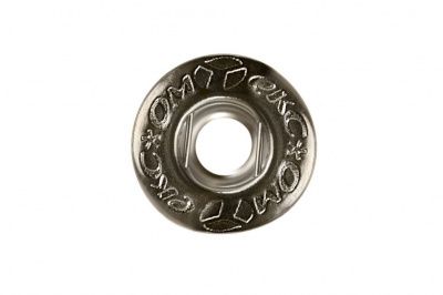 Кнопка металлическая "Альфа" с пружиной, 15 мм (уп. 720+/-20 шт), цвет никель - купить в Октябрьском. Цена: 1 466.73 руб.