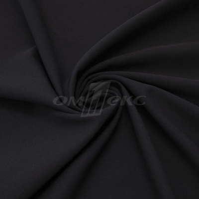 Ткань костюмная "Меган", 78%P 18%R 4%S, 205 г/м2 ш.150 см, цв-черный (Black) - купить в Октябрьском. Цена 392.32 руб.