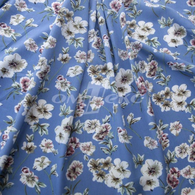 Плательная ткань "Фламенко" 12.1, 80 гр/м2, шир.150 см, принт растительный - купить в Октябрьском. Цена 241.49 руб.