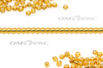 Бисер (SL) 11/0 ( упак.100 гр) цв.22 - золото - купить в Октябрьском. Цена: 53.34 руб.