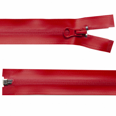 Молния водонепроницаемая PVC Т-7, 60 см, разъемная, цвет (820) красный - купить в Октябрьском. Цена: 49.39 руб.