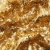 Сетка с пайетками №3, 188 гр/м2, шир.140см, цвет золотой - купить в Октябрьском. Цена 454.12 руб.
