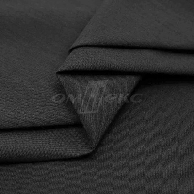 Сорочечная ткань "Ассет", 120 гр/м2, шир.150см, цвет чёрный - купить в Октябрьском. Цена 251.41 руб.