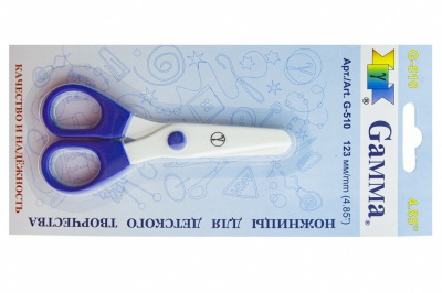 Ножницы G-510 детские 123 мм - купить в Октябрьском. Цена: 137.45 руб.