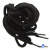 Шнурки #106-09, круглые 130 см, цв.чёрный - купить в Октябрьском. Цена: 21.92 руб.
