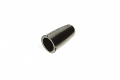 8100-Наконечник пластиковый под металл 15 мм-тем.никель - купить в Октябрьском. Цена: 2.45 руб.