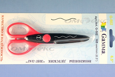 Ножницы G-502 детские 165 мм - купить в Октябрьском. Цена: 292.21 руб.