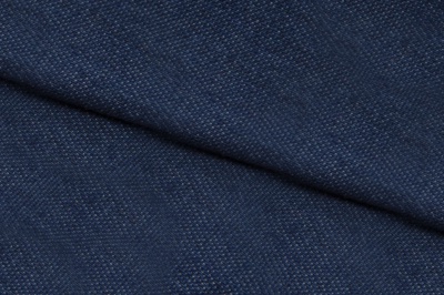Ткань джинсовая №96, 160 гр/м2, шир.148см, цвет синий - купить в Октябрьском. Цена 350.42 руб.