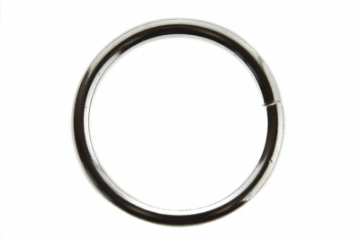 Кольцо металлическое d-38 мм, цв.-никель - купить в Октябрьском. Цена: 4.89 руб.