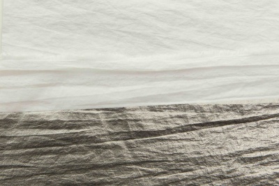 Текстильный материал "Диско"#1805 с покрытием РЕТ, 40гр/м2, 100% полиэстер, цв.6-тем.серебро - купить в Октябрьском. Цена 412.36 руб.