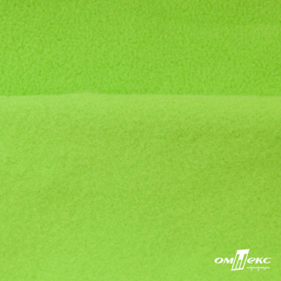 Флис DTY 15-0146, 240 г/м2, шир. 150 см, цвет зеленая свежесть - купить в Октябрьском. Цена 640.46 руб.