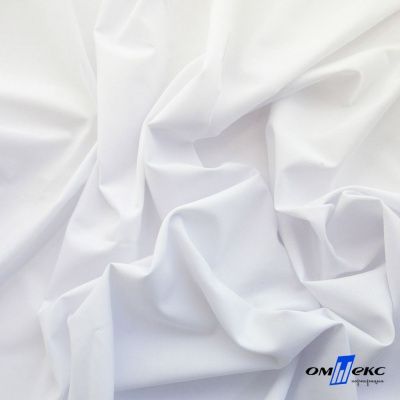 Ткань сорочечная Илер 100%полиэстр, 120 г/м2 ш.150 см, цв.белый - купить в Октябрьском. Цена 290.24 руб.