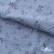Ткань Муслин принт, 100% хлопок, 125 гр/м2, шир. 140 см, #2308 цв. 69 серо-голубой с цветком - купить в Октябрьском. Цена 413.11 руб.
