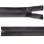 Молния водонепроницаемая PVC Т-7, 60 см, разъемная, цвет (301) т.серый - купить в Октябрьском. Цена: 49.39 руб.