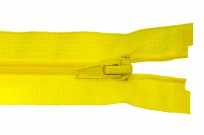 Спиральная молния Т5 131, 90 см, автомат, цвет жёлтый - купить в Октябрьском. Цена: 14.20 руб.