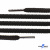 Шнурки #106-09, круглые 130 см, цв.чёрный - купить в Октябрьском. Цена: 21.92 руб.