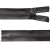 Молния водонепроницаемая PVC Т-7, 20 см, неразъемная, цвет (301)-т.серый - купить в Октябрьском. Цена: 21.56 руб.