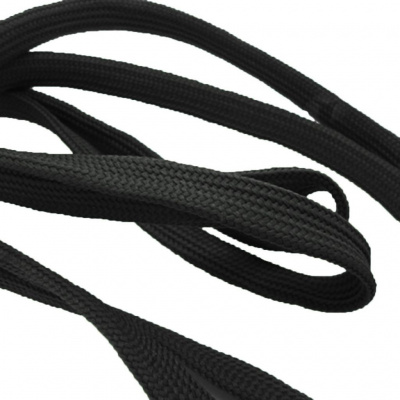 Шнурки т.5 110 см черный - купить в Октябрьском. Цена: 23.25 руб.