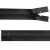 Молния водонепроницаемая PVC Т-7, 18 см, неразъемная, цвет чёрный - купить в Октябрьском. Цена: 21.20 руб.