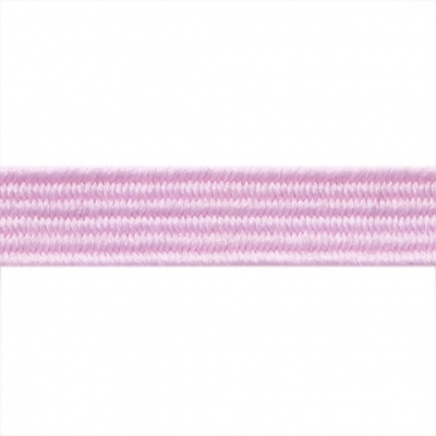 Резиновые нити с текстильным покрытием, шир. 6 мм ( упак.30 м/уп), цв.- 80-розовый - купить в Октябрьском. Цена: 155.22 руб.