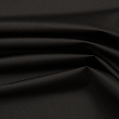 Курточная ткань Дюэл (дюспо), PU/WR/Milky, 80 гр/м2, шир.150см, цвет чёрный - купить в Октябрьском. Цена 141.80 руб.