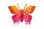 Бабочка декоративная пластиковая #10 - купить в Октябрьском. Цена: 7.09 руб.