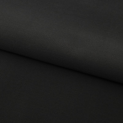 Костюмная ткань с вискозой "Меган", 210 гр/м2, шир.150см, цвет чёрный - купить в Октябрьском. Цена 378.55 руб.