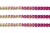 Пайетки "ОмТекс" на нитях, CREAM, 6 мм С / упак.73+/-1м, цв. 89 - розовый - купить в Октябрьском. Цена: 468.37 руб.