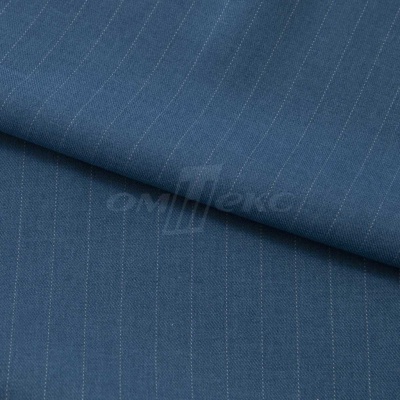 Костюмная ткань "Жаклин", 188 гр/м2, шир. 150 см, цвет серо-голубой - купить в Октябрьском. Цена 430.84 руб.