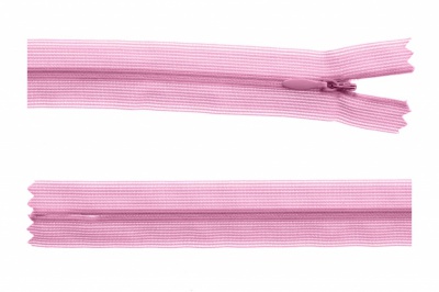 Молния потайная Т3 513, 60 см, капрон, цвет св.розовый - купить в Октябрьском. Цена: 10.13 руб.