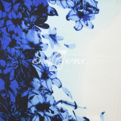 Плательная ткань "Фламенко" 19.1, 80 гр/м2, шир.150 см, принт растительный - купить в Октябрьском. Цена 241.49 руб.
