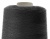 Швейные нитки (армированные) 28S/2, нам. 2 500 м, цвет чёрный - купить в Октябрьском. Цена: 139.91 руб.