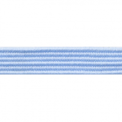 Резиновые нити с текстильным покрытием, шир. 6 мм ( упак.30 м/уп), цв.- 108-голубой - купить в Октябрьском. Цена: 155.22 руб.